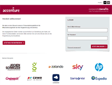 Tablet Screenshot of accenture.mitarbeiterangebote.de